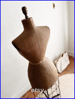 vintage dress form antique mannequin farmhouse sewing decor