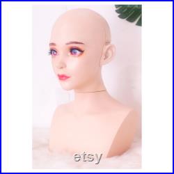 wig mannequin can change eyes second handed, visual imperfect